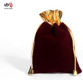 New design soft gift velvet pouch